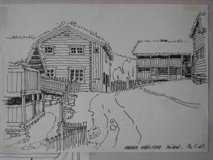 Norsk gård.  1960